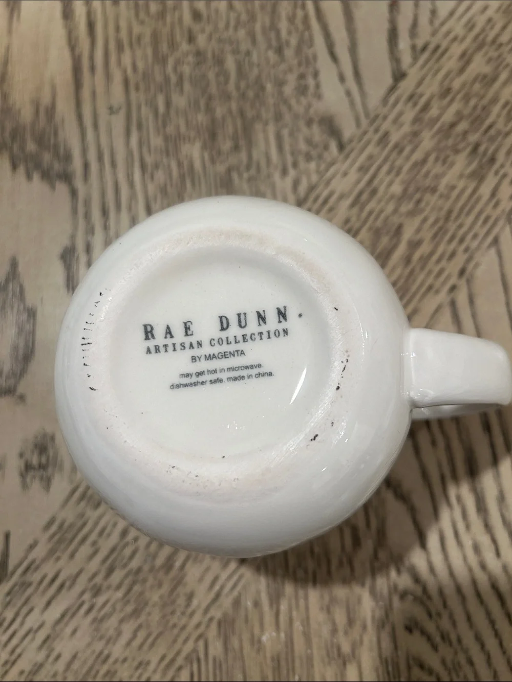 Rae Dunn White Ceramic 'CREAM' Pitcher